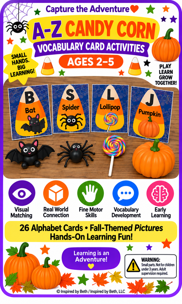 A-Z Candy Corn Vocabulary Cards