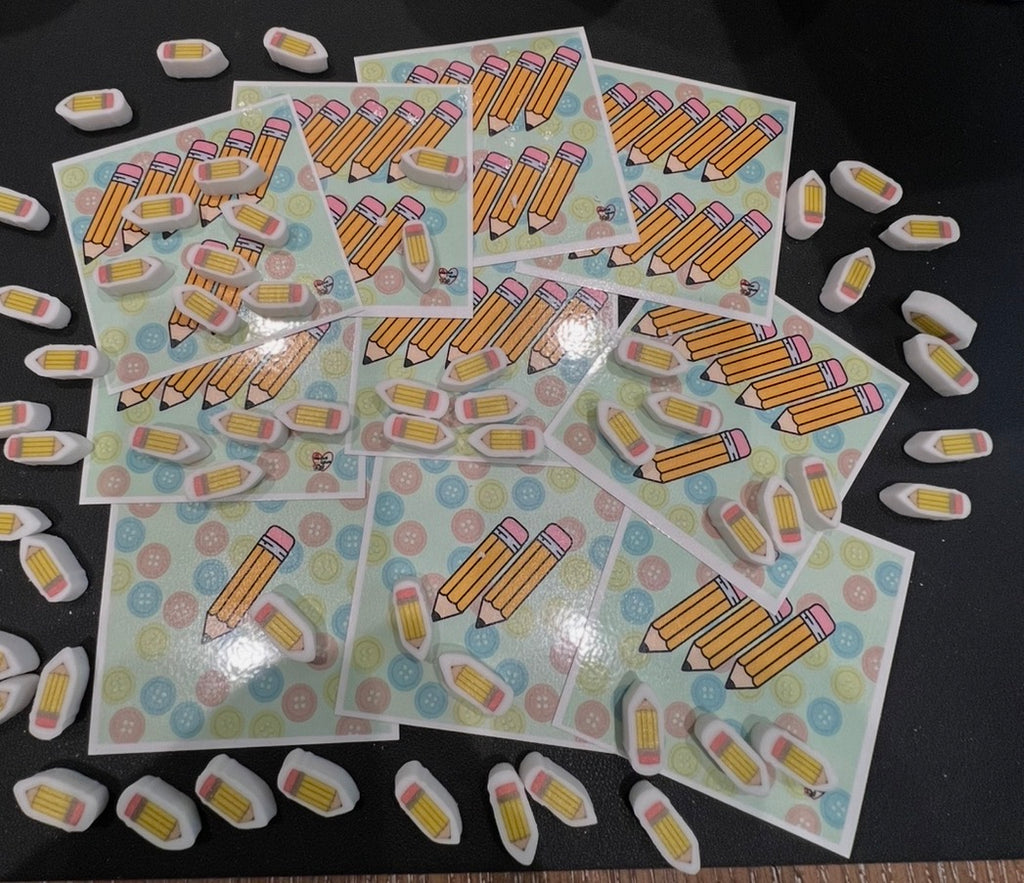 Pencil Counting Cards & Mini Eraser Math Activity | Preschool Number Sense & Fine Motor Practice