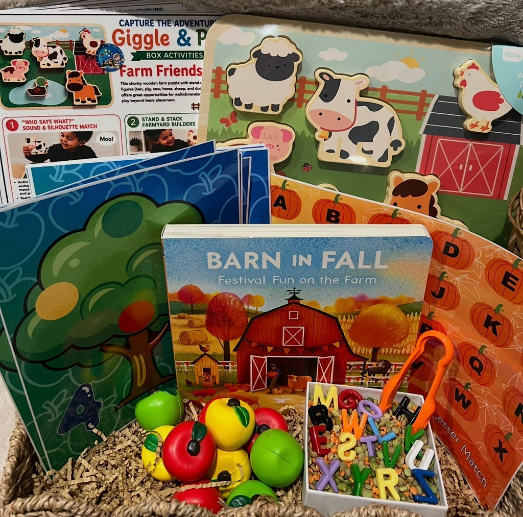 SEPTEMBER Capture the Adventure: Giggle & Play Toddler Subscription Box (Ages 18–35 mo)