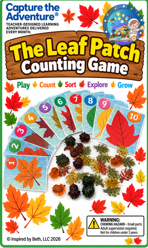Fall Leaf Counting Numbers 1–10 CARDS with leaves